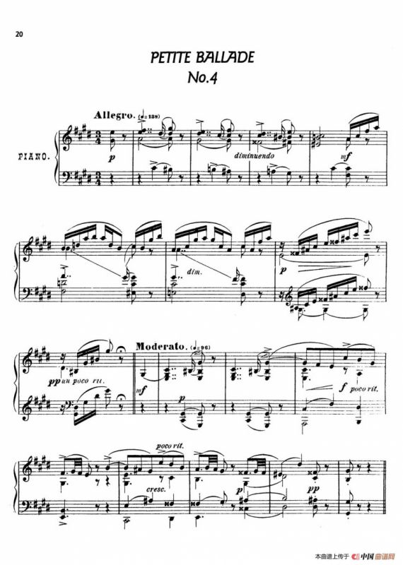 24 Characteristic Pieces Op.36（24首性格小品·4）