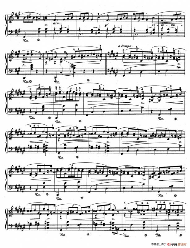 Trois Mazurkas Op.59（3首玛祖卡舞曲·3）