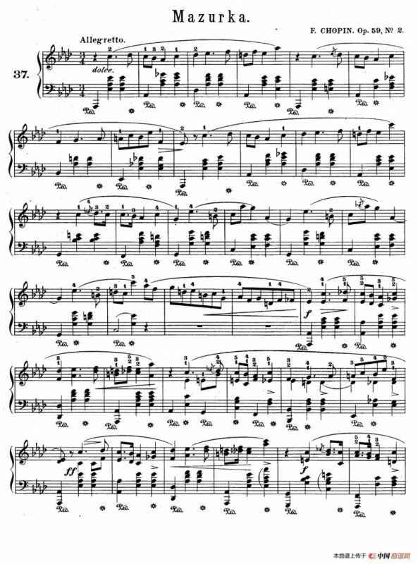 Trois Mazurkas Op.59 （3首玛祖卡舞曲·2）