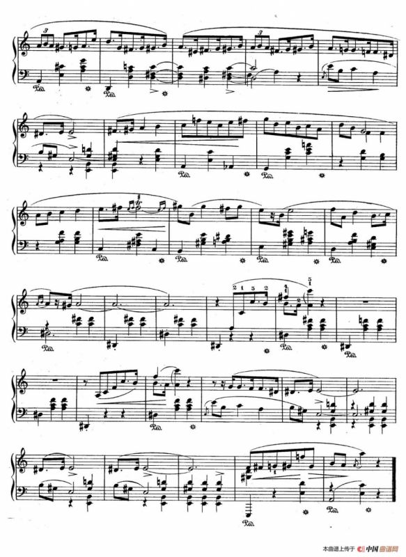 Trois Mazurkas Op.59 （3首玛祖卡舞曲·1）