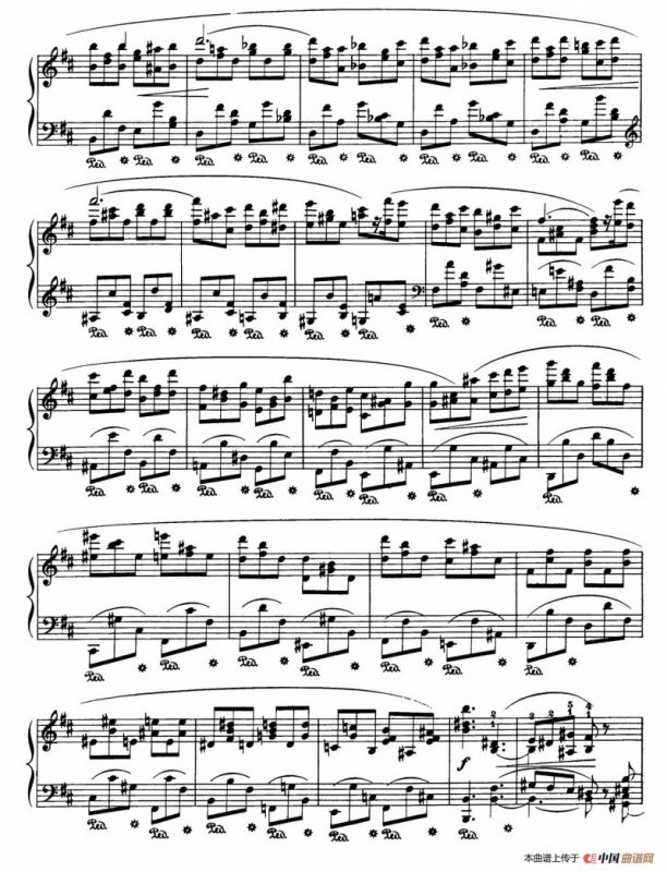 Piano Sonata No.3 in b Minor Op.58（b小调第三钢琴奏鸣曲·第四乐章）