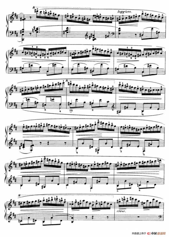 Piano Sonata No.3 in b Minor Op.58（b小调第三钢琴奏鸣曲·第四乐章）