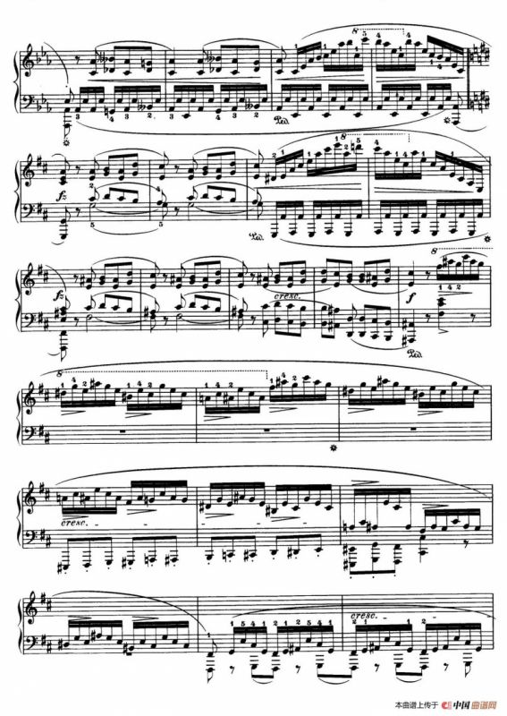 Piano Sonata No.3 in b Minor Op.58（b小调第三钢琴奏鸣曲·第四乐章）