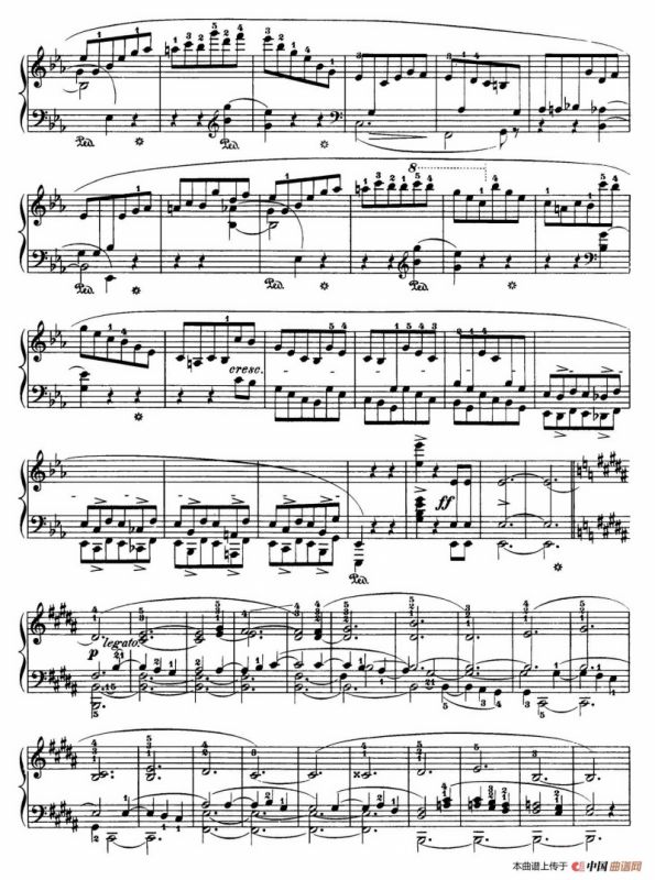 Piano Sonata No.3 in b Minor Op.58（b小调第三钢琴奏鸣曲·第二乐章）