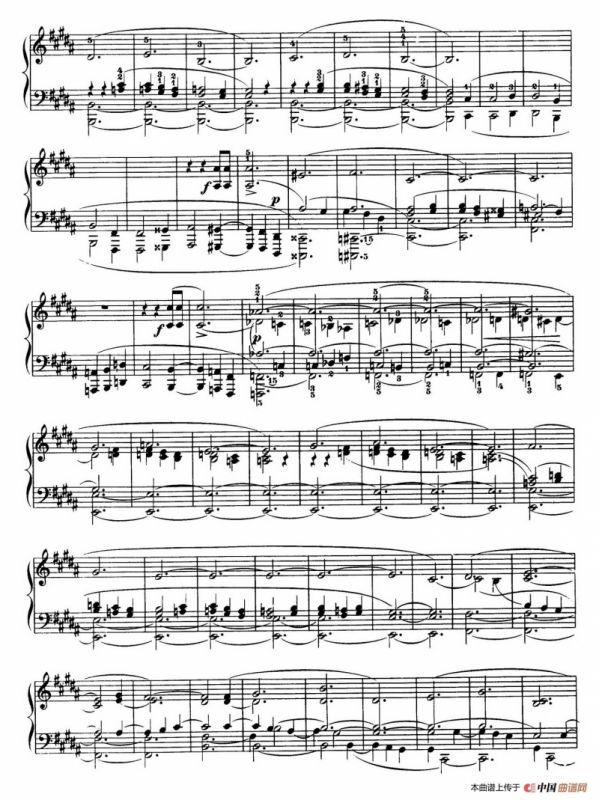 Piano Sonata No.3 in b Minor Op.58（b小调第三钢琴奏鸣曲·第二乐章）