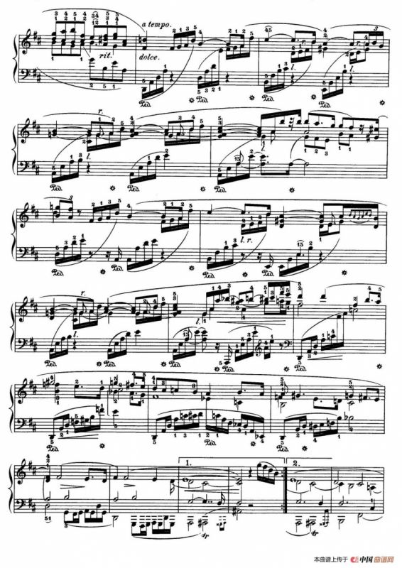 Piano Sonata No.3 in b Minor Op.58（b小调第三钢琴奏鸣曲·第一乐章）