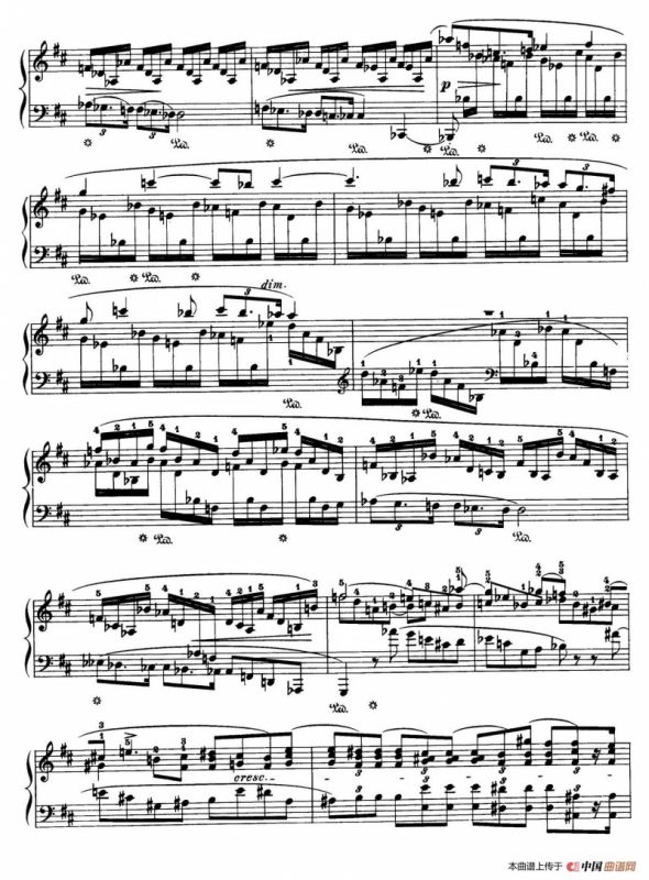 Piano Sonata No.3 in b Minor Op.58（b小调第三钢琴奏鸣曲·第一乐章）