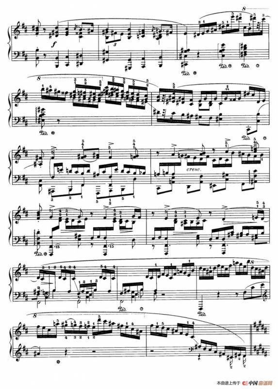 Piano Sonata No.3 in b Minor Op.58（b小调第三钢琴奏鸣曲·第一乐章）