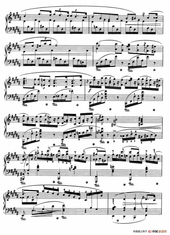 Piano Sonata No.3 in b Minor Op.58（b小调第三钢琴奏鸣曲·第一乐章）