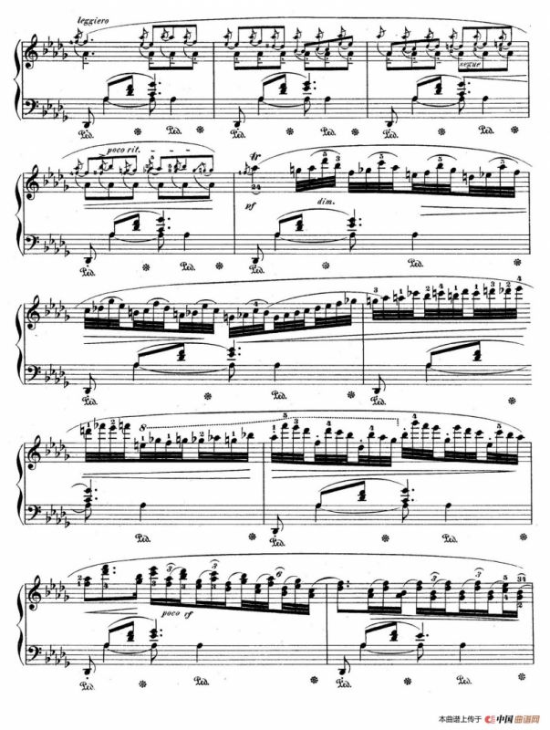 Berceuse in D-flat Major Op.57（降D大调摇篮曲）
