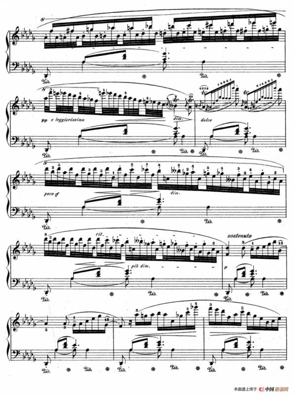 Berceuse in D-flat Major Op.57（降D大调摇篮曲）