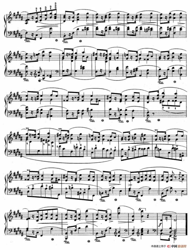 Trois Mazurkas Op.56（3首玛祖卡舞曲·1）