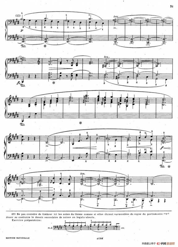 Scherzo No.4 in E Major Op.54（E大调第四谐谑曲·柯尔托教学版）