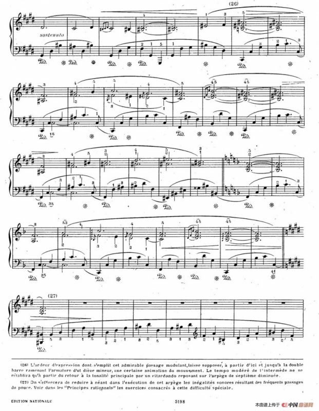 Scherzo No.4 in E Major Op.54（E大调第四谐谑曲·柯尔托教学版）