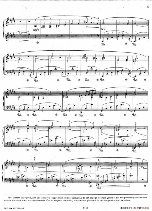 Scherzo No.4 in E Major Op.54（E大调第四谐谑曲·柯尔托教学版）