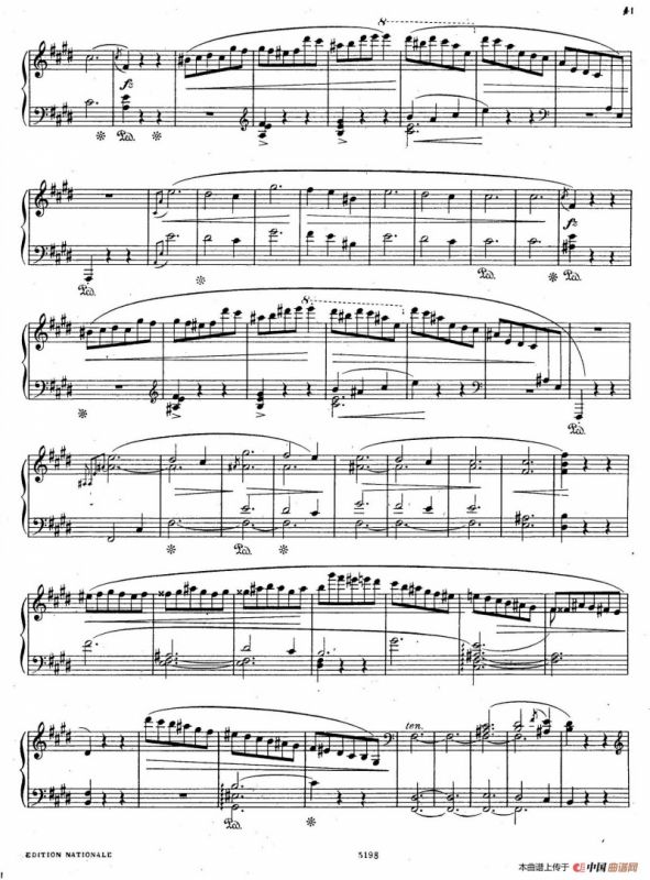 Scherzo No.4 in E Major Op.54（E大调第四谐谑曲·柯尔托教学版）