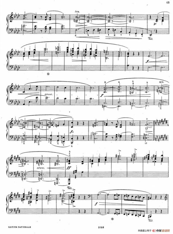 Scherzo No.4 in E Major Op.54（E大调第四谐谑曲·柯尔托教学版）