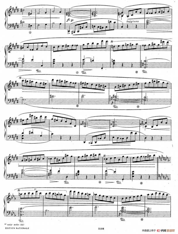 Scherzo No.4 in E Major Op.54（E大调第四谐谑曲·柯尔托教学版）