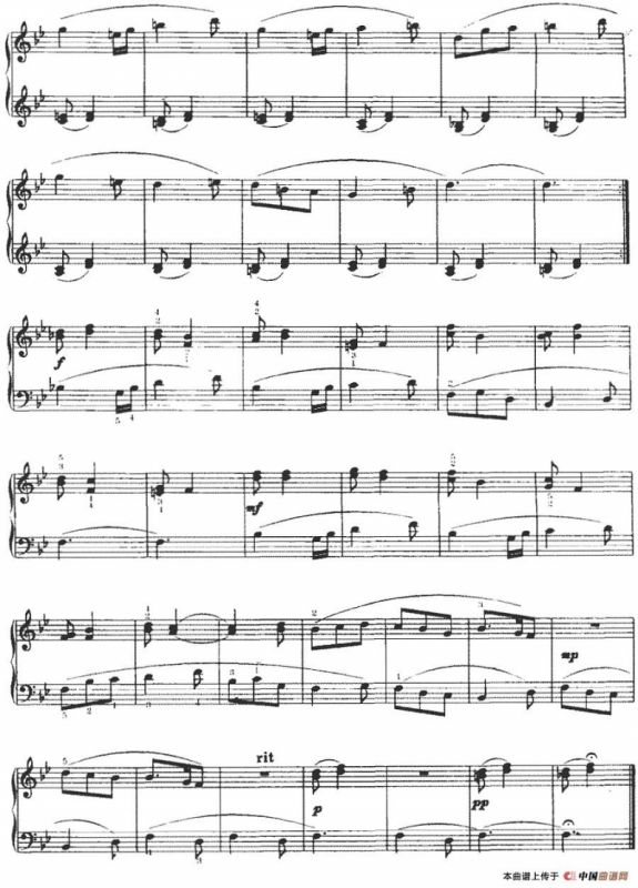 儿童民歌钢琴曲五首：三.葫芦笙（云南拉祜族民歌）