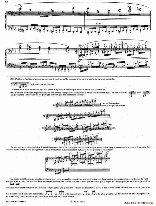 Ballade No.4 in f Minor Op.52（f小调第四叙事曲）