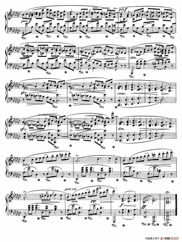 Impromptu No.3 in G-flat Major Op.51（降G大调第三即兴曲）