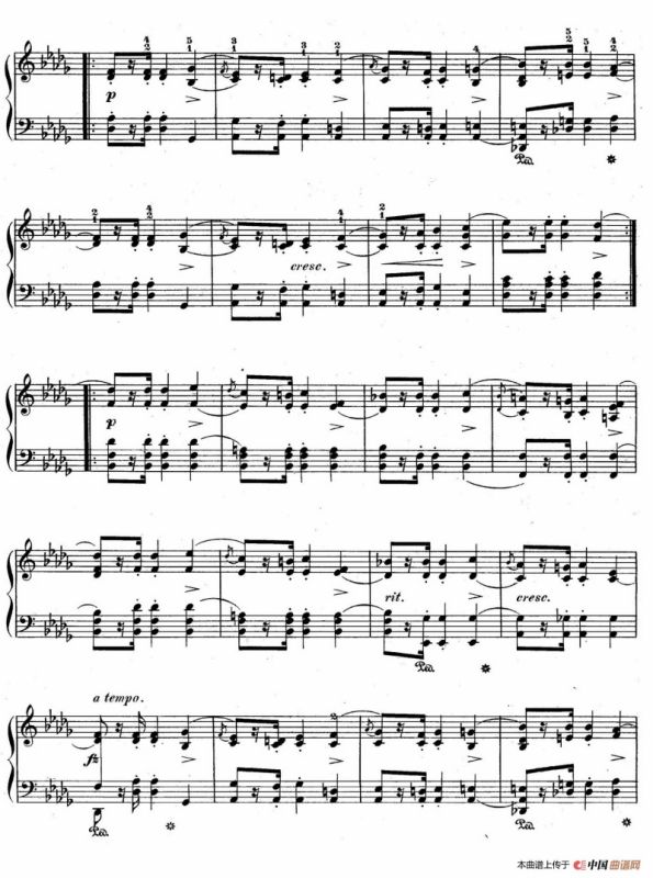 Trois Mazurkas Op.50（3首玛祖卡舞曲·2）