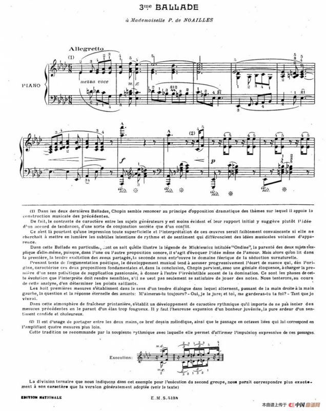 Ballade No.3 in A-flat Major Op.47（降A大调第三叙事曲）