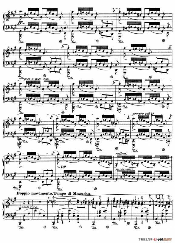 Polonaise in f-Sharp Minor Op.44（升f小调波兰舞曲）