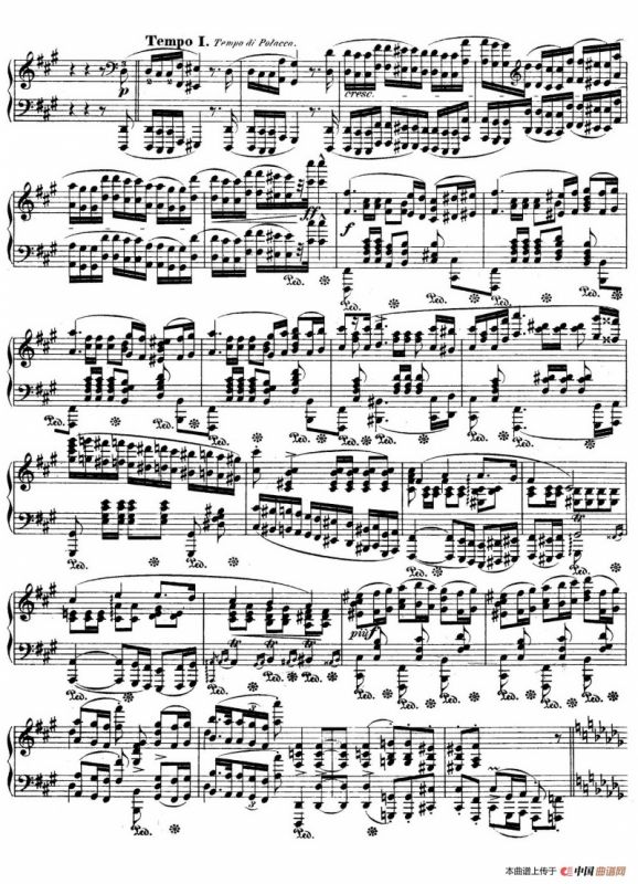 Polonaise in f-Sharp Minor Op.44（升f小调波兰舞曲）