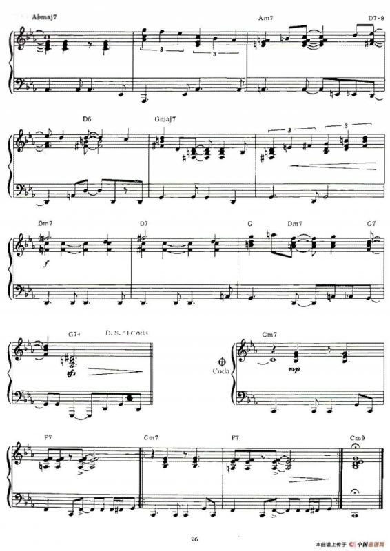 100首欧美流行歌曲钢琴独奏：THIS MASQUERADE