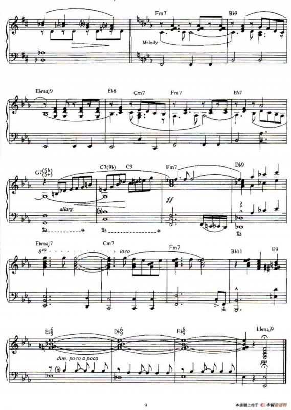 100首欧美流行歌曲钢琴独奏：FOOLS RUSHIN