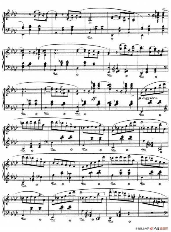 Grande Valse in A-flat Major Op.42（降A大调华丽圆舞曲）