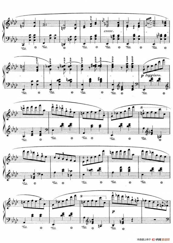 Grande Valse in A-flat Major Op.42（降A大调华丽圆舞曲）