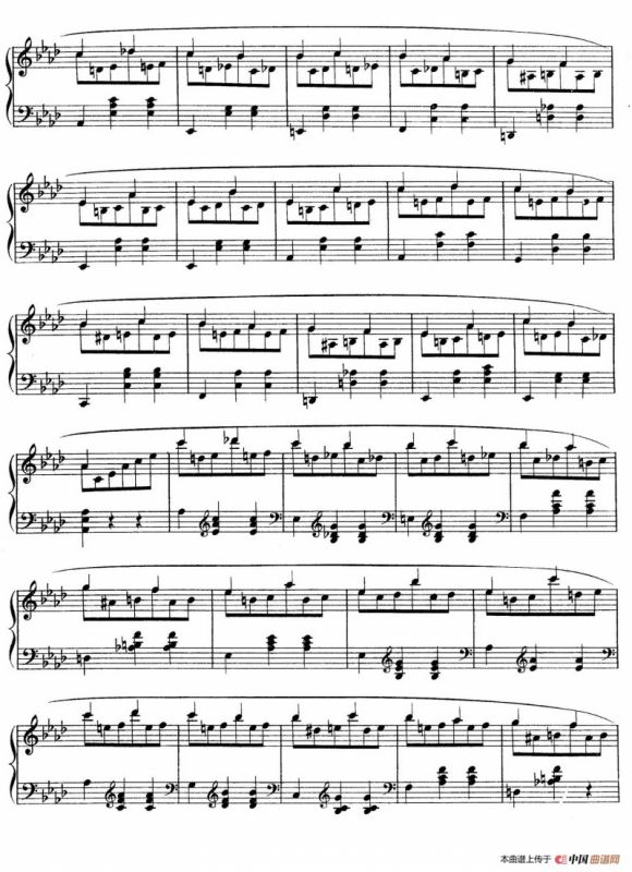 Grande Valse in A-flat Major Op.42（降A大调华丽圆舞曲）