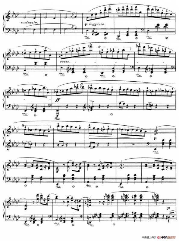 Grande Valse in A-flat Major Op.42（降A大调华丽圆舞曲）