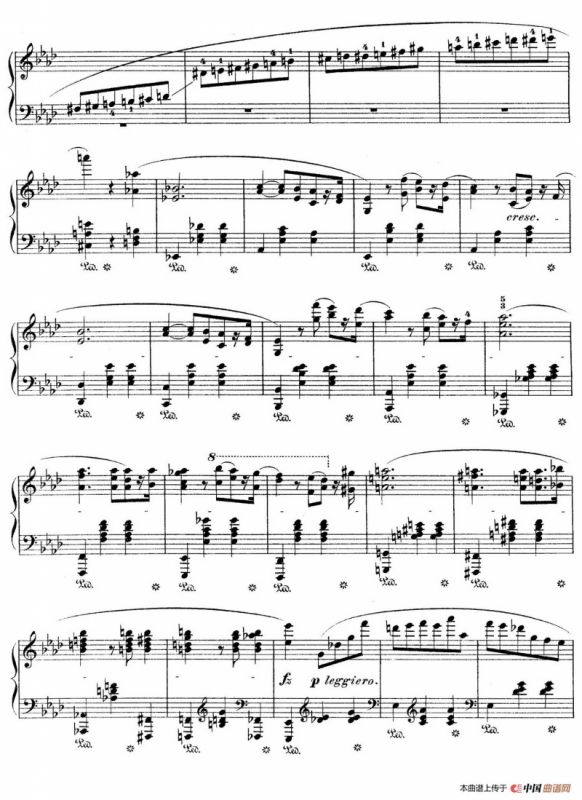 Grande Valse in A-flat Major Op.42（降A大调华丽圆舞曲）