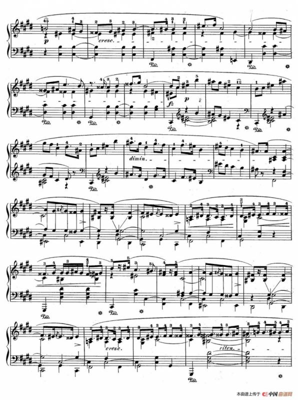 Quatre Mazurkas Op.41（4首玛祖卡·1）