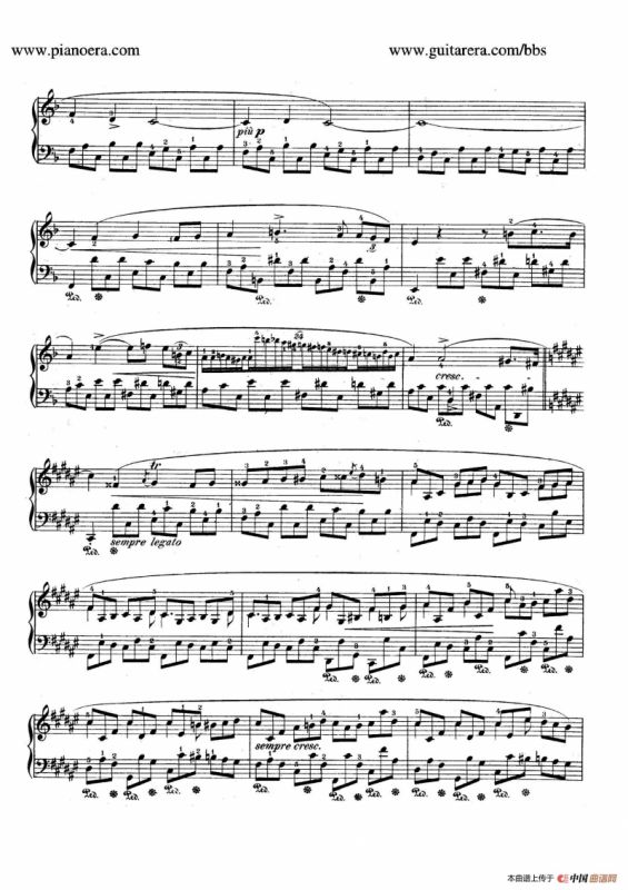 Impromptu no.2 in F-Sharp Major Op.36（升F大调第二即兴曲）