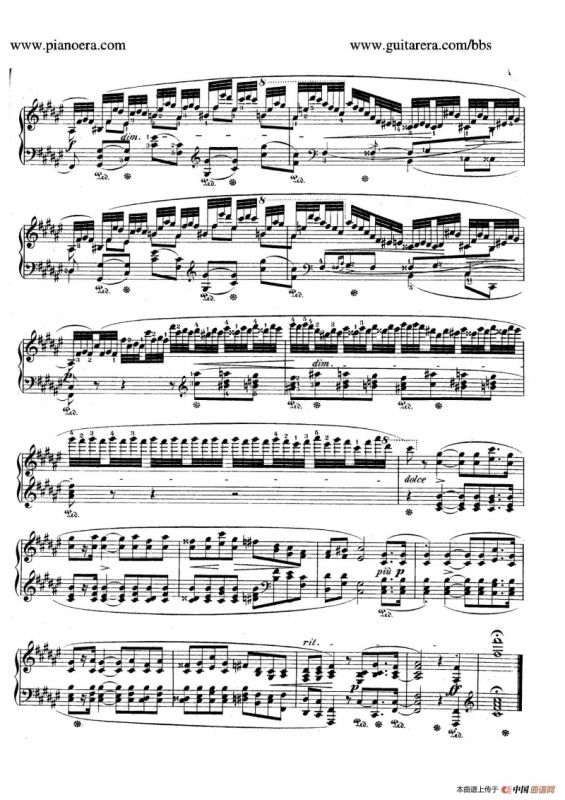 Impromptu no.2 in F-Sharp Major Op.36（升F大调第二即兴曲）