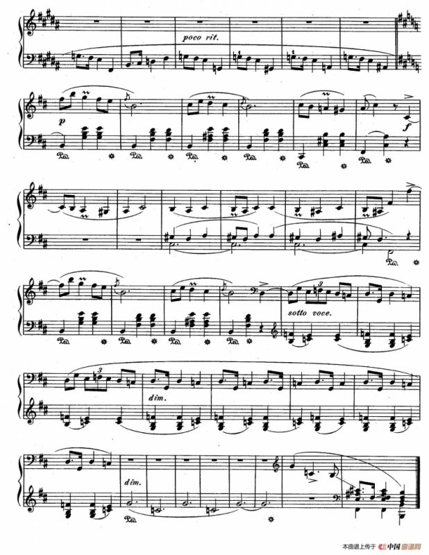 Quatre Mazurkas Op.33（4首玛祖卡舞曲·4）