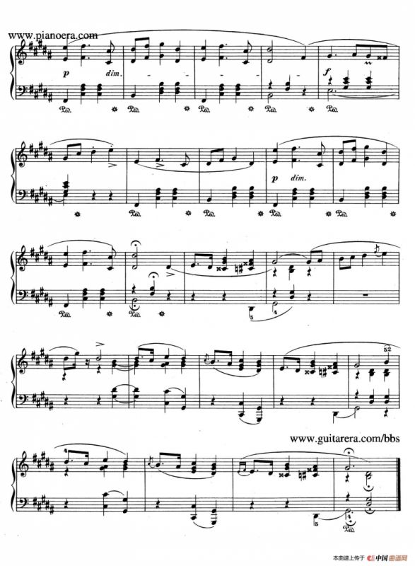 Quatre Mazurkas Op.33（4首玛祖卡舞曲·1）