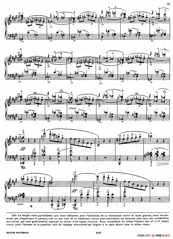Scherzo no.2 in b-flat Minor Op.31 （降b小调第二谐谑曲）
