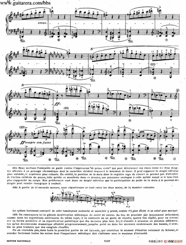 Scherzo no.2 in b-flat Minor Op.31 （降b小调第二谐谑曲）