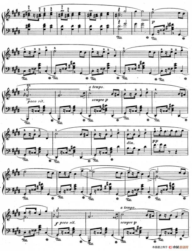 Quatre Mazurkas Op.30（4首玛祖卡舞曲·4）