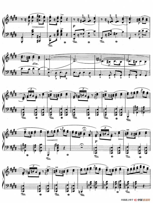 Quatre Mazurkas Op.30（4首玛祖卡舞曲·4）