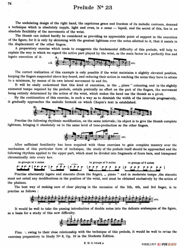 Preludes Op.28（24首前奏曲·23）