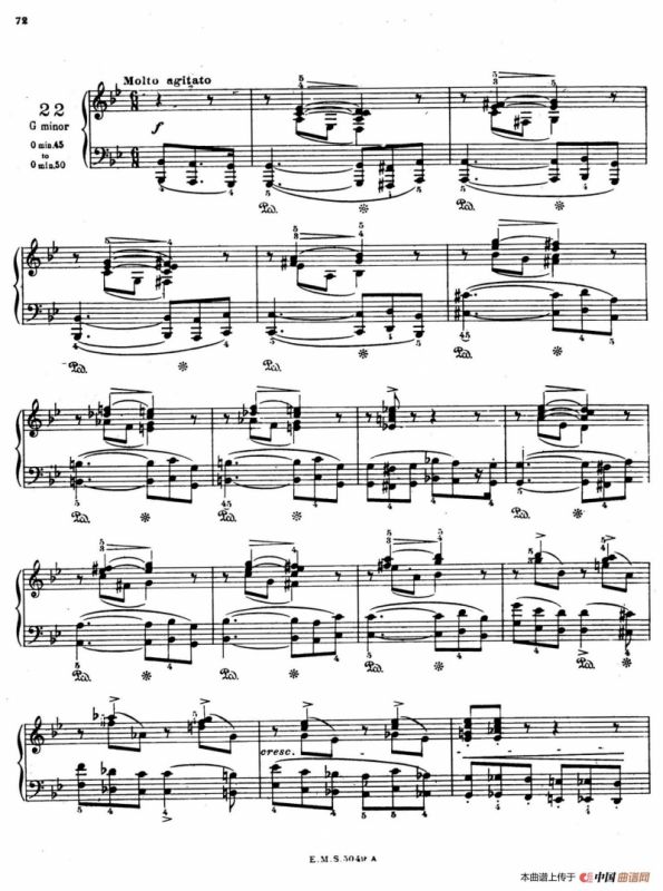 Preludes Op.28（24首前奏曲·22）