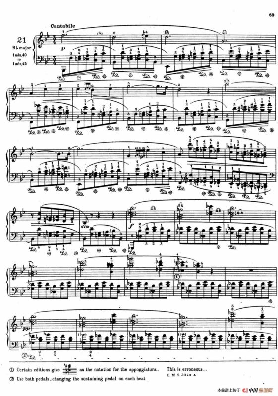 Preludes Op.28（24首前奏曲·21）