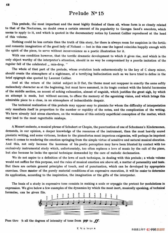 Preludes Op.28（24首前奏曲·15）
