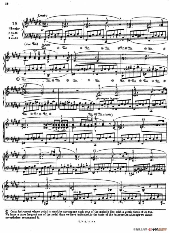 Preludes Op.28（24首前奏曲·13）